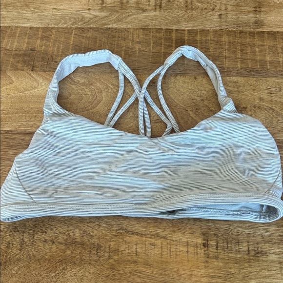 lululemon athletica Other - Lululemon Women's Striped Bralette - Gray